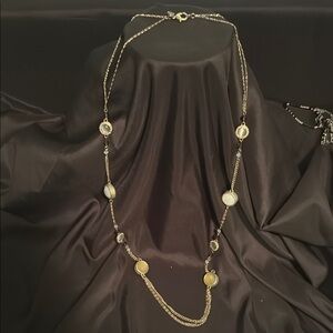 LOFT Gold and Silver Chain Necklace with Classic Elegance